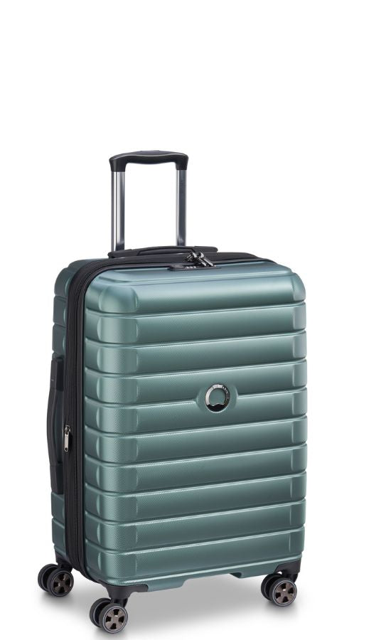 Delsey Shadow 5.0 Hardside Medium Spinner Suitcase - 66cm - Green
