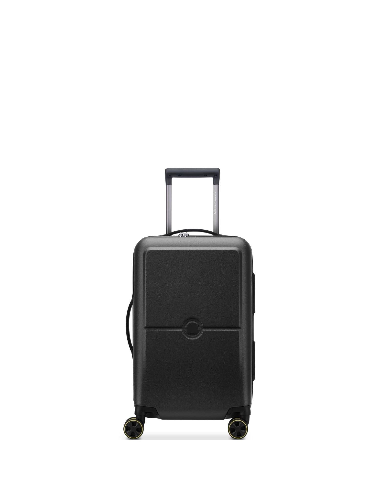 Delsey Turenne 2.0 Hardside Carry-On Spinner Suitcase - 55cm - Black Front Image 3