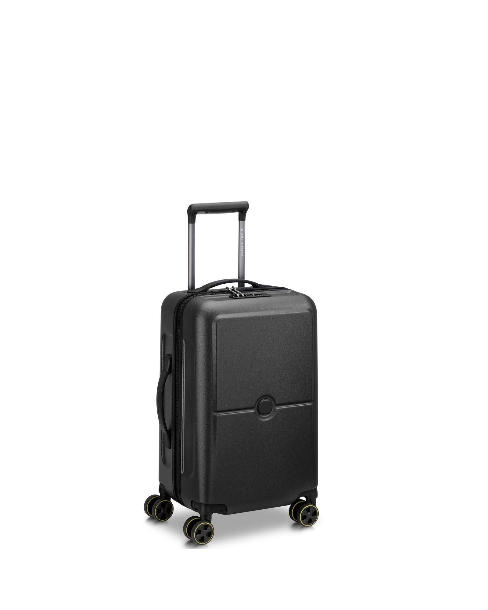 Delsey Turenne 2.0 Hardside Carry-On Spinner Suitcase - 55cm - Black Front Left Image 1