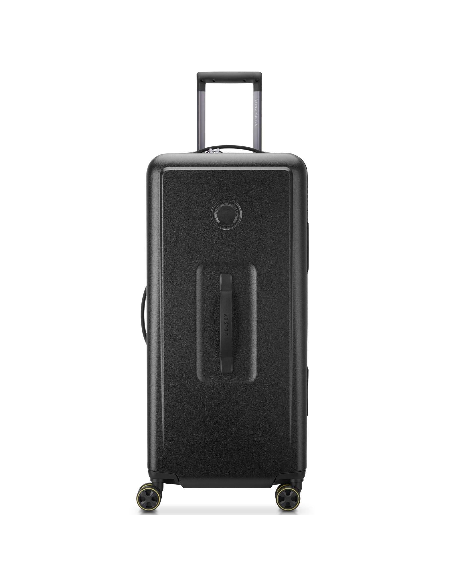 Delsey Turenne 2.0 Hardside Large Trunk Spinner Suitcase - 80cm - Black Front Image 3