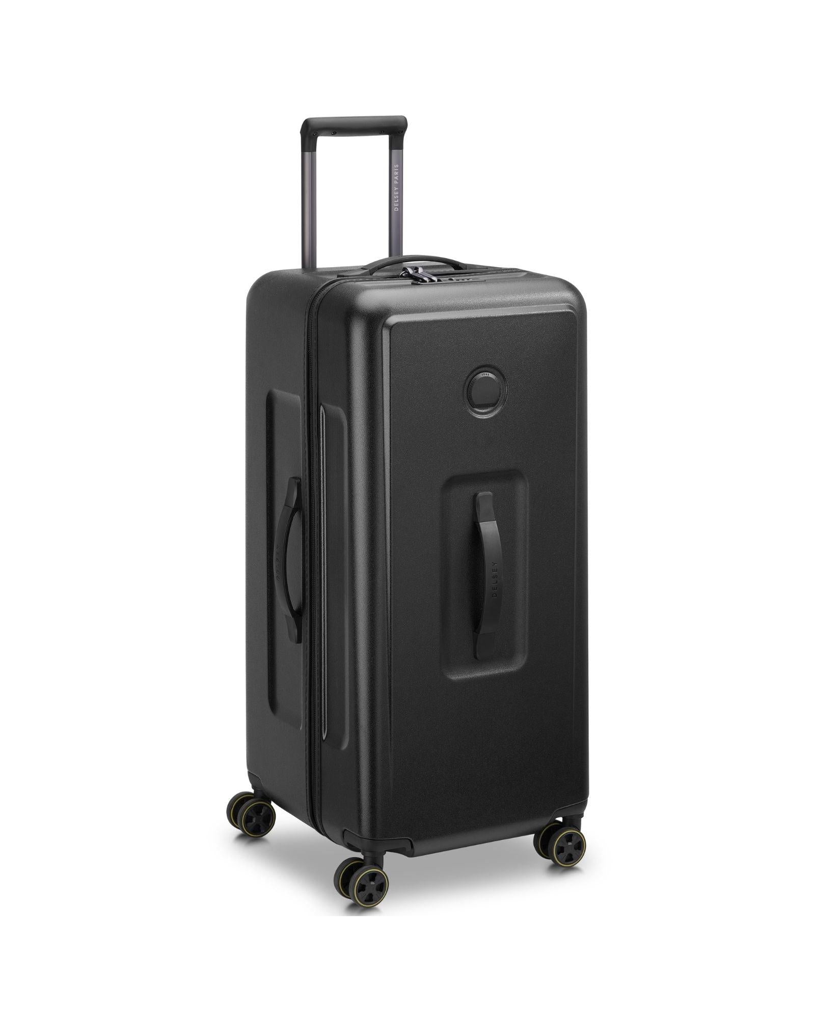 Delsey Turenne 2.0 Hardside Large Trunk Spinner Suitcase - 80cm - Black Front Left Image 1