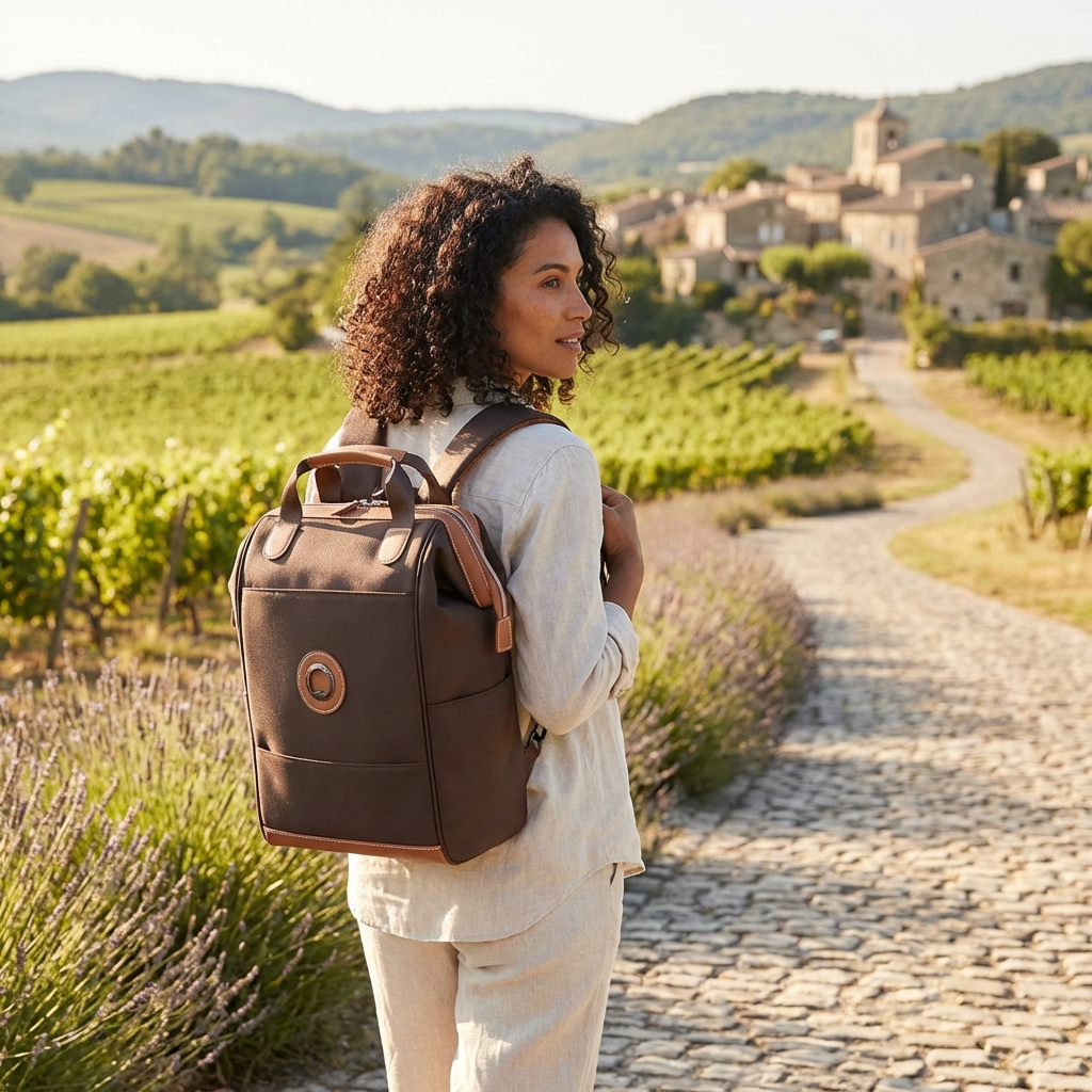 Delsey Chatelet Air 2.0 Laptop Tote Backpack - Chocolate Image 7