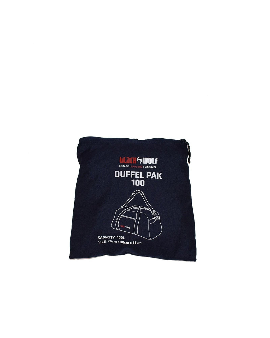 BlackWolf DufflePack Duffle Bag - 100L - Jet Black
