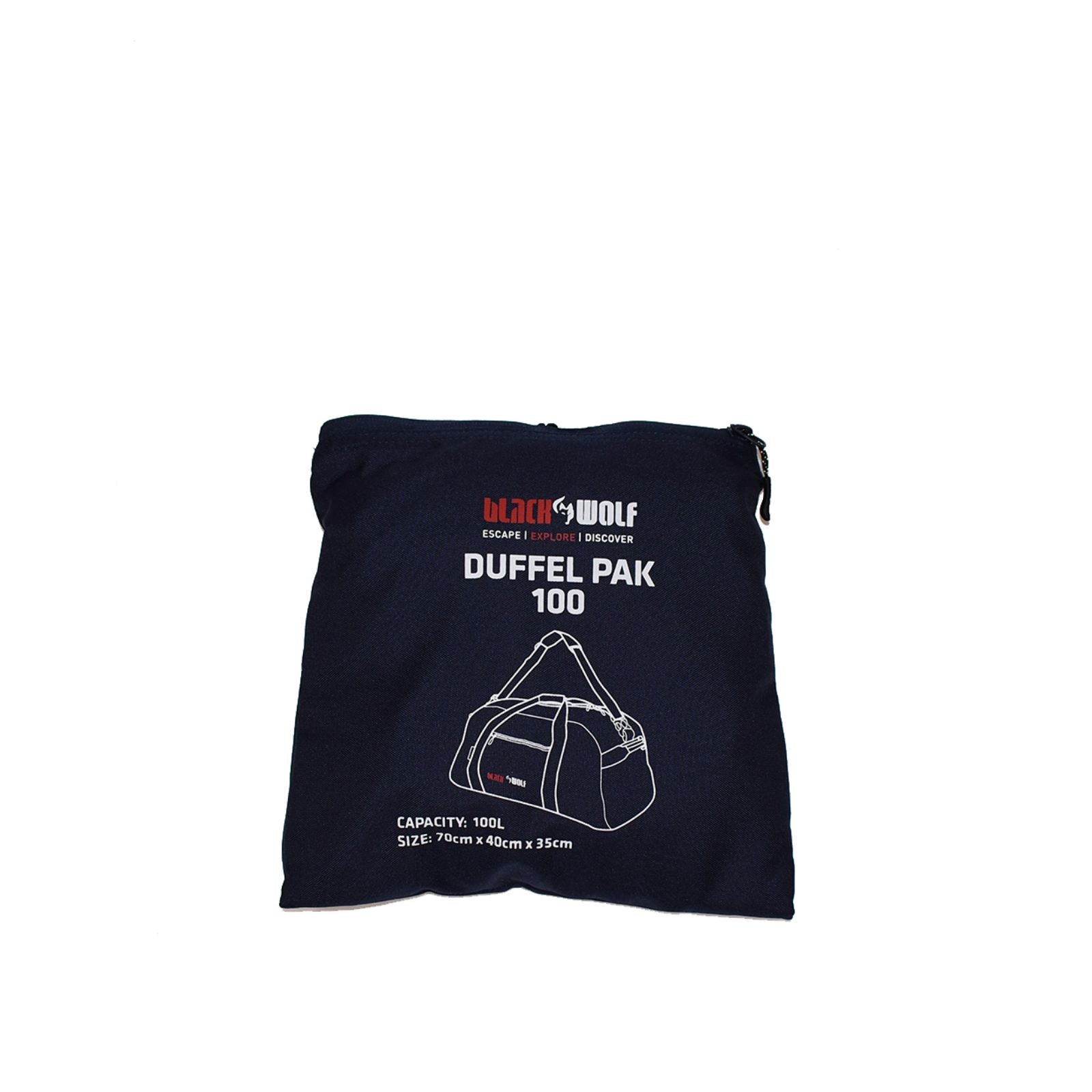 BlackWolf DufflePack Duffle Bag - 100L - Jet Black