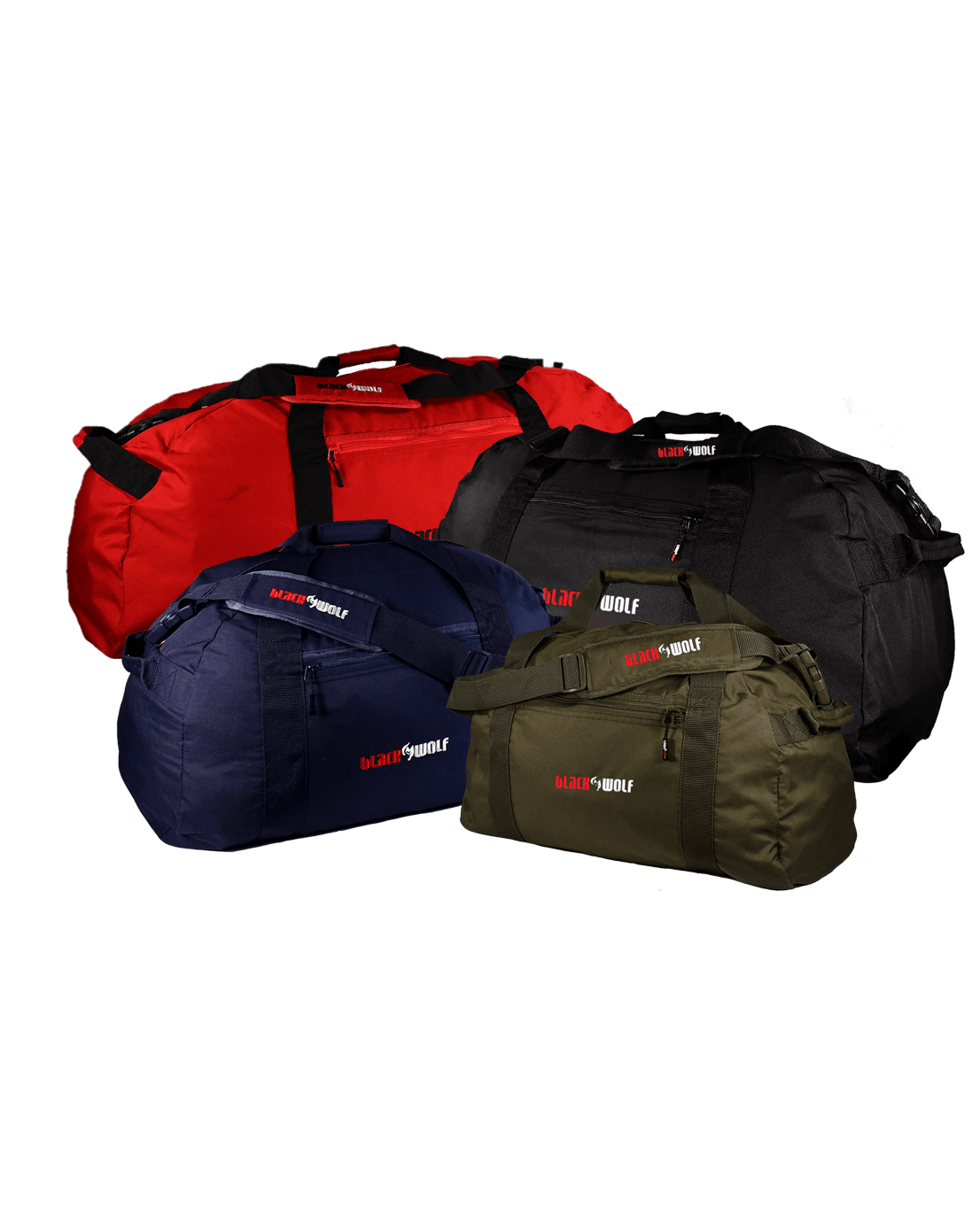 BlackWolf DufflePack Duffle Bag - 50L - Jet Black