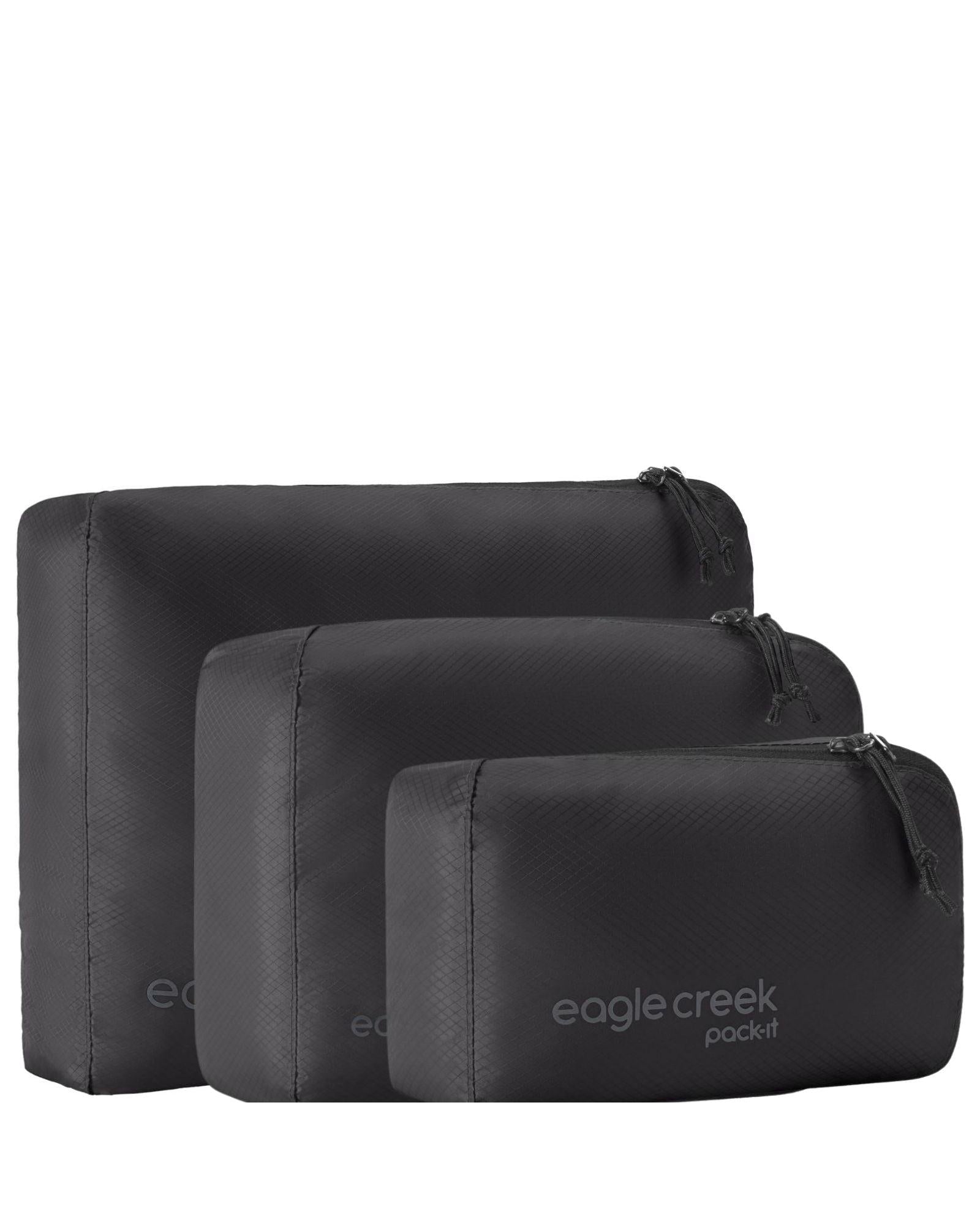 Eagle Creek Pack-It Isolate Packing Cube Set - 3-Piece (XS/S/M) - Black . Image 1
