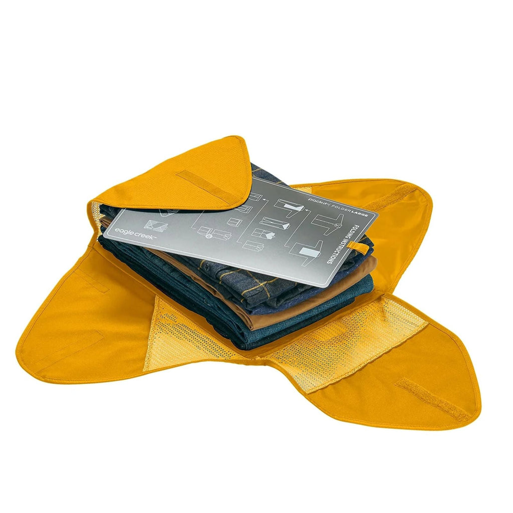 Eagle Creek Pack-It Reveal Garment Folder - Medium - Sahara Yellow Interior Image 3