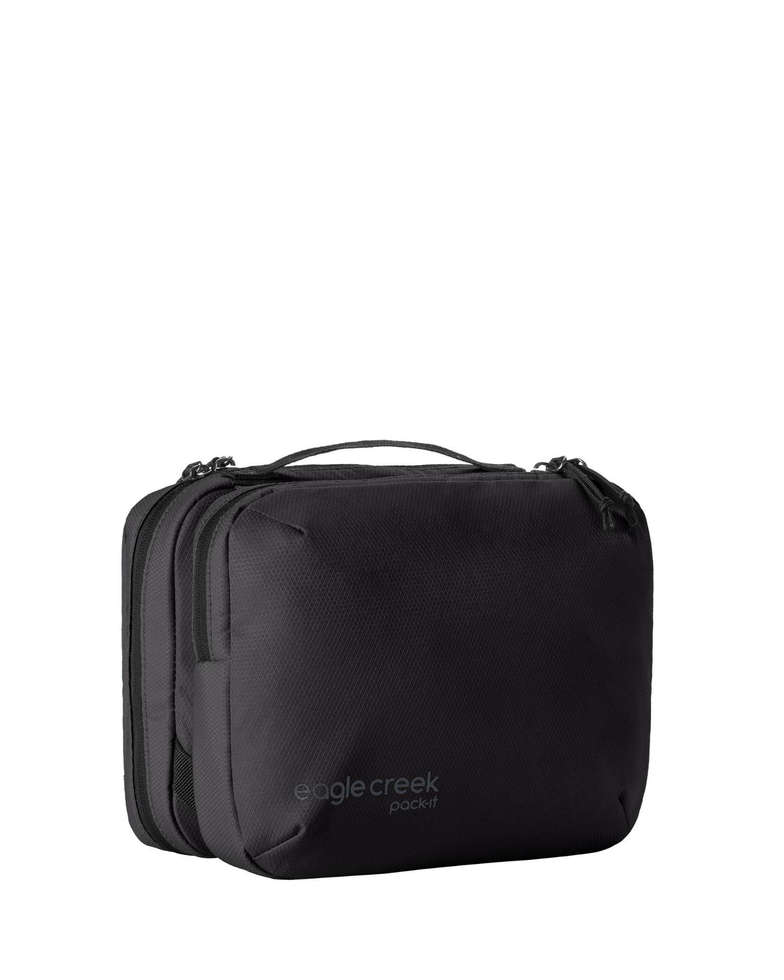 Eagle Creek Pack-It Reveal Trifold Toiletry Kit - Black Front Left Image 4
