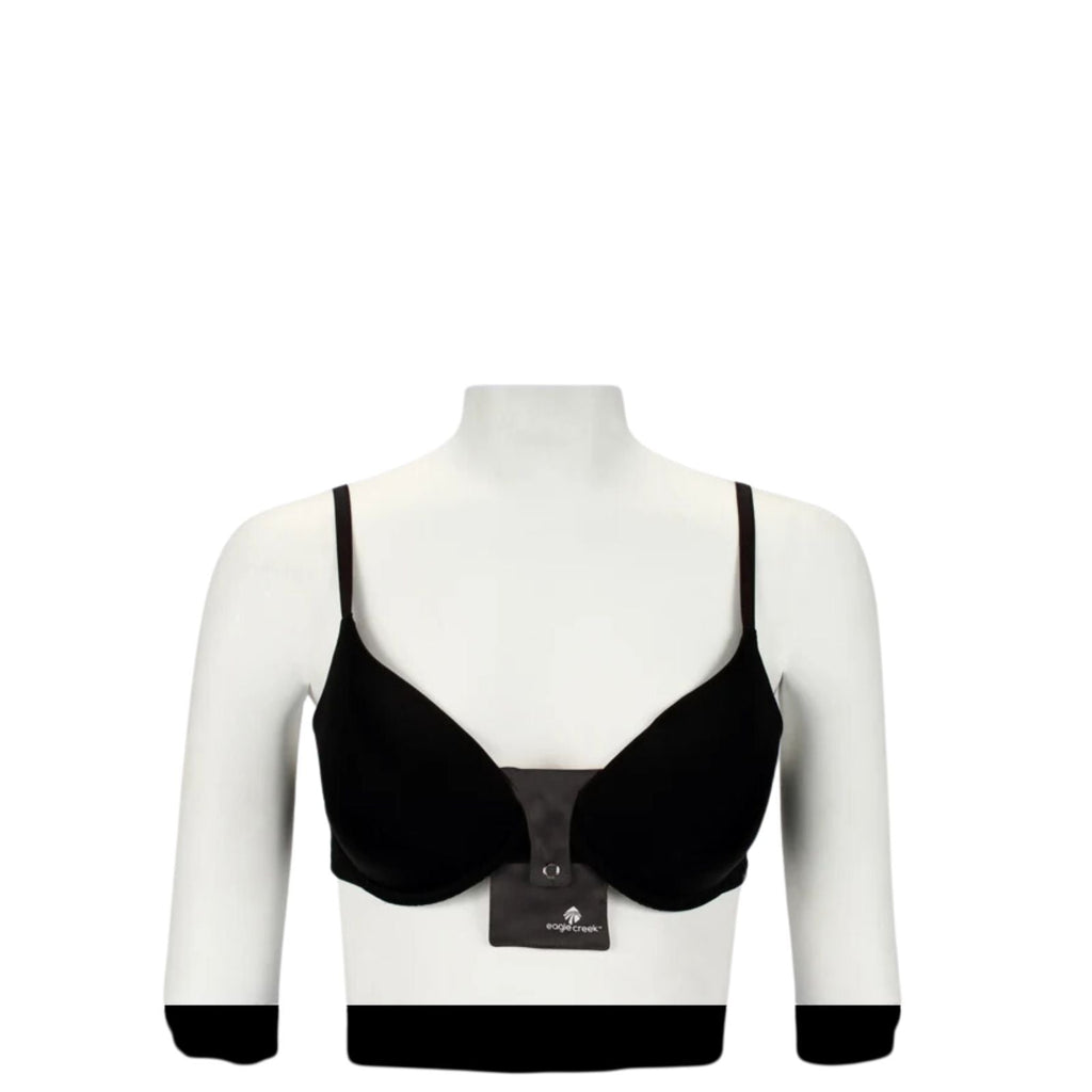Eagle Creek Silk Undercover Bra Stash - Black Front Image 4