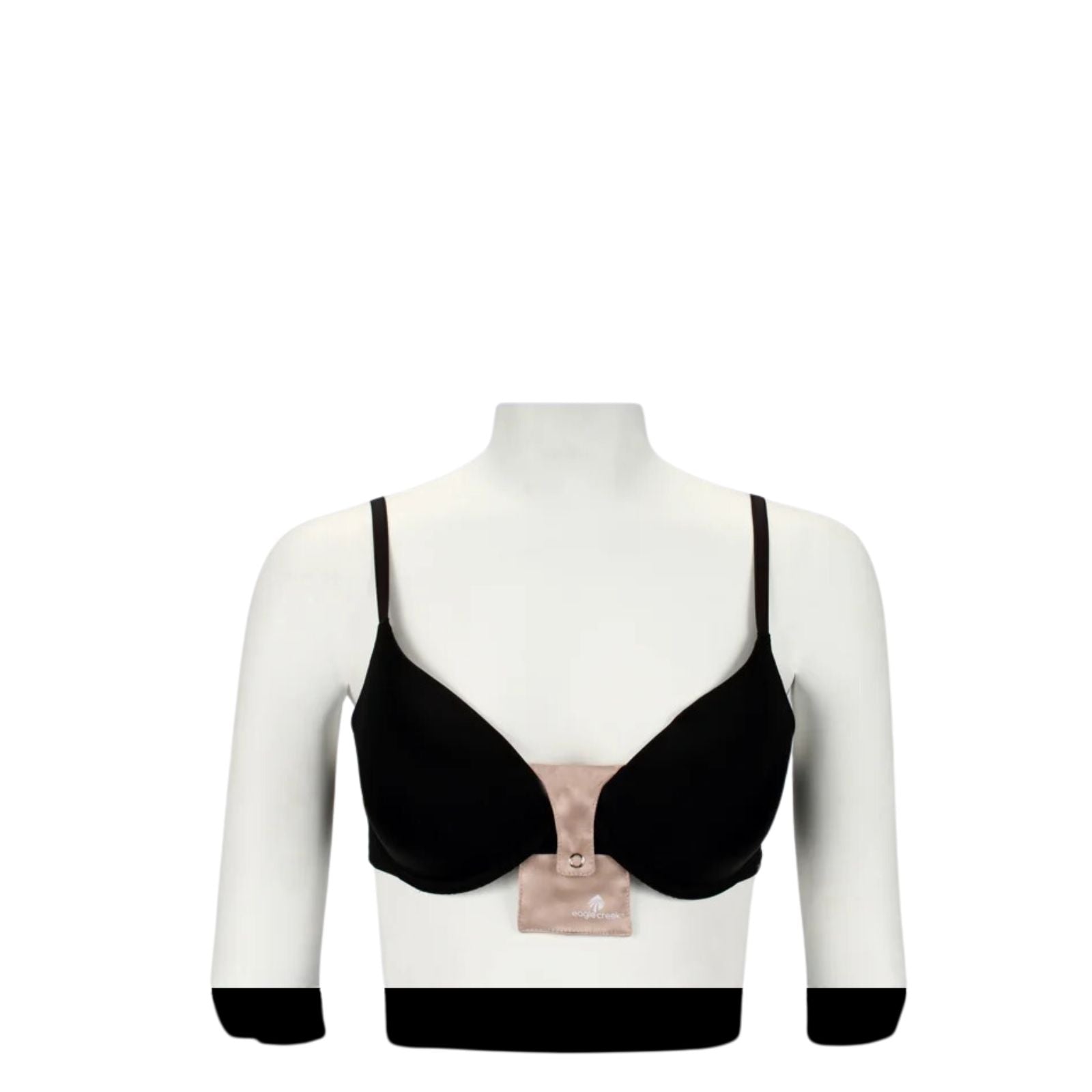 Eagle Creek Silk Undercover Bra Stash - Rose Front Image 4