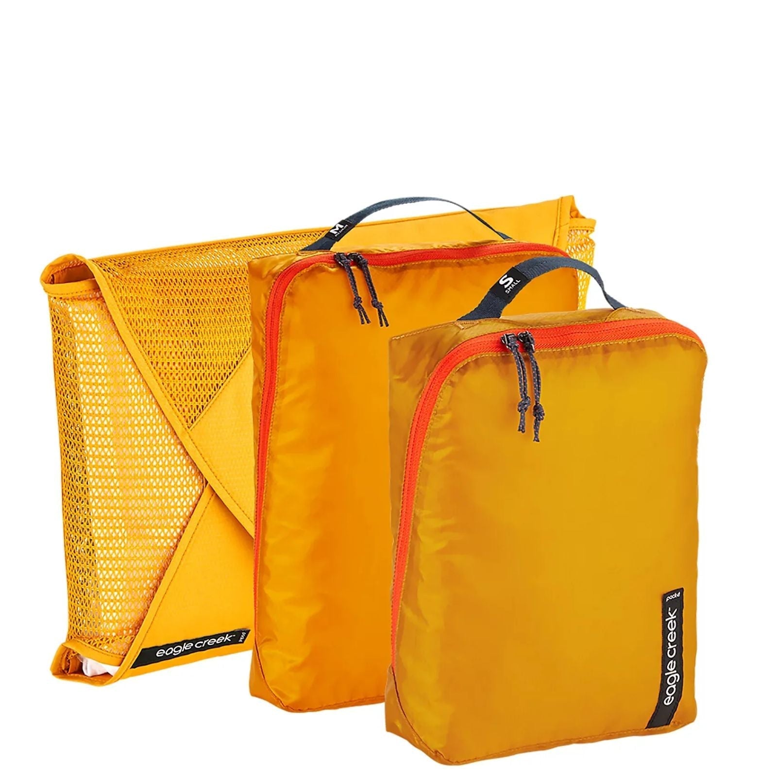 Eagle Creek Pack-It Packing Cube Starter Set - Sahara Yellow Front Image 1