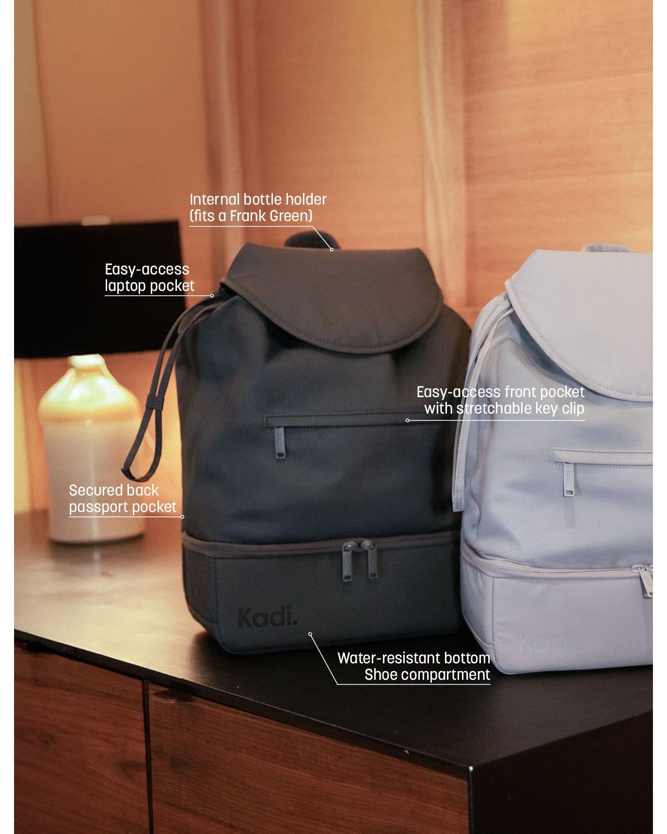 Kadi Everyday Backpack - Charcoal Image 4