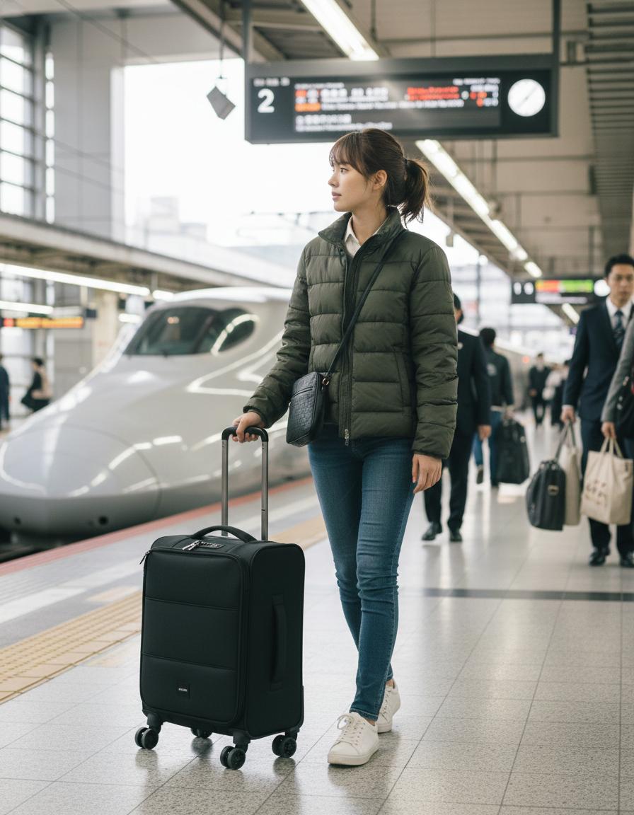 Antler Soft Stripe 2.0 Expandable Softside Carry-On Spinner Suitcase - 55cm - Black Image 8