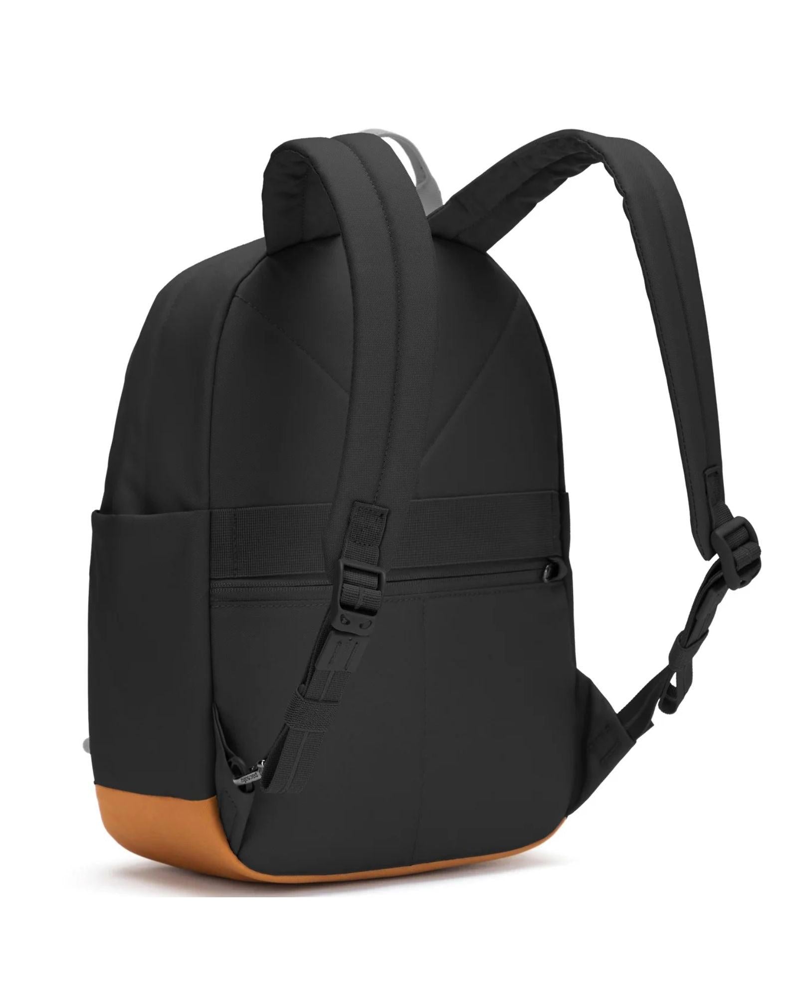 Pacsafe GO Anti-Theft Backpack - 15L - Jet Black Back Left Image 5