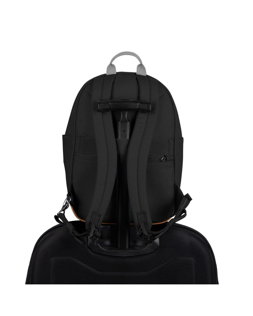 Pacsafe GO Anti-Theft Backpack - 15L - Jet Black Back Image 9