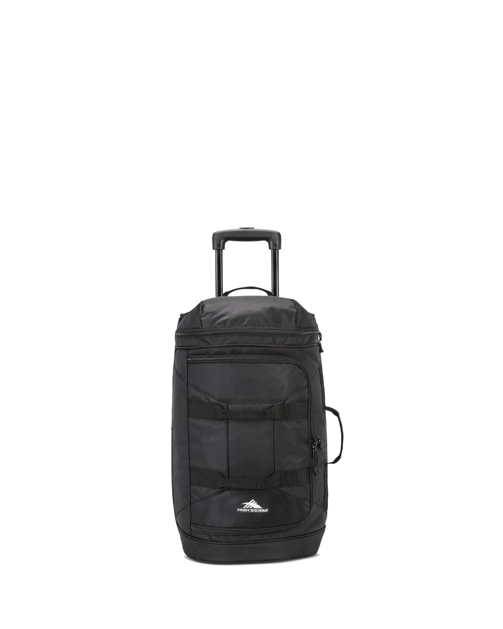 High Sierra Boxed Wheeled Duffle Bag - 55cm - Black Front Image 2
