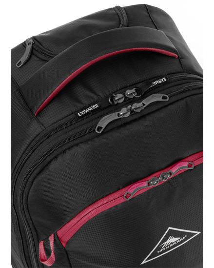 High Sierra Composite V4 Wheeled Duffle Bag - 56cm - Black Back Image 2