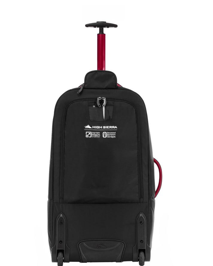 High Sierra Composite V4 Wheeled Duffle Bag - 76cm - Black Back Image 5