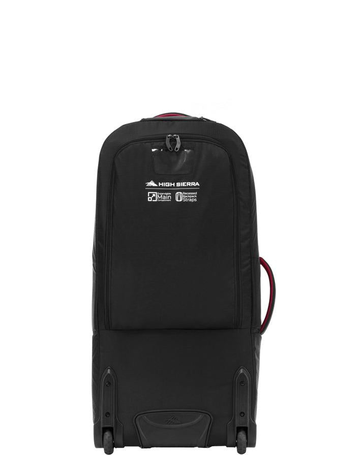 High Sierra Composite V4 3-Piece Wheeled Duffle Bag Set - Black Back Image 7