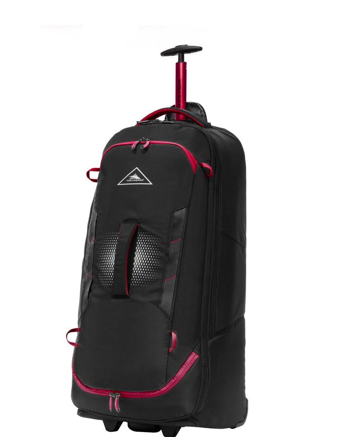 High Sierra Composite V4 3-Piece Wheeled Duffle Bag Set - Black Front Right Image 5