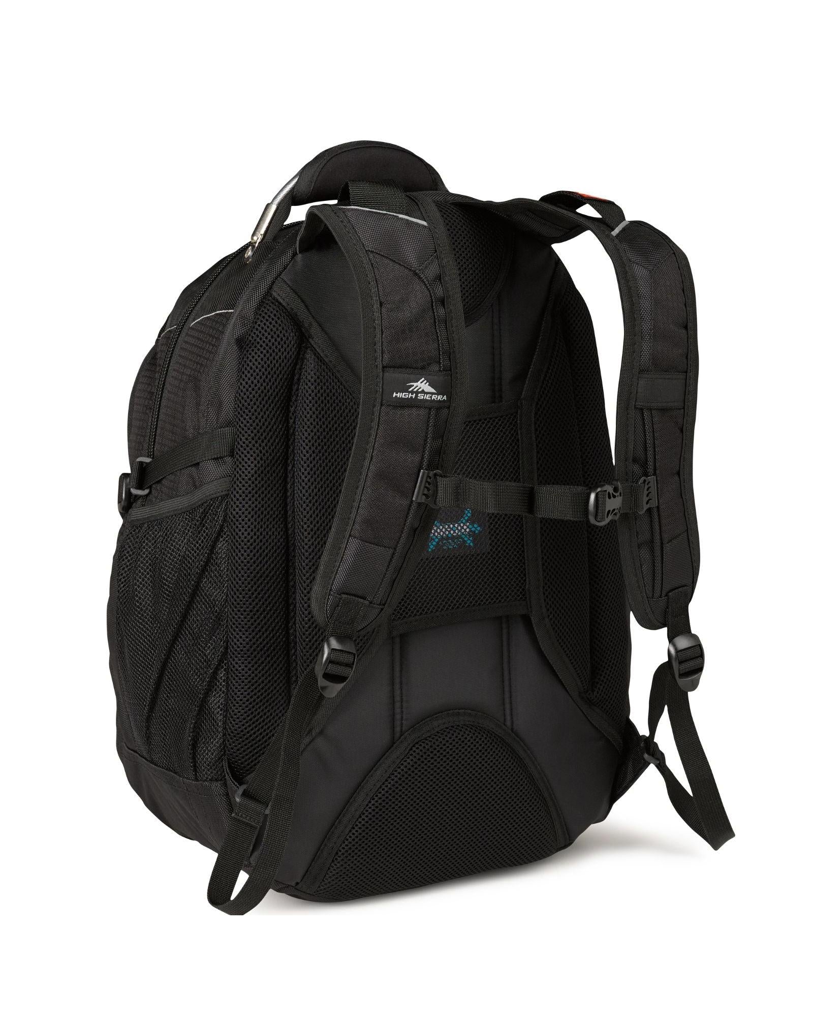 High Sierra XBT Laptop Backpack - 17-Inch - Black Back Image 3