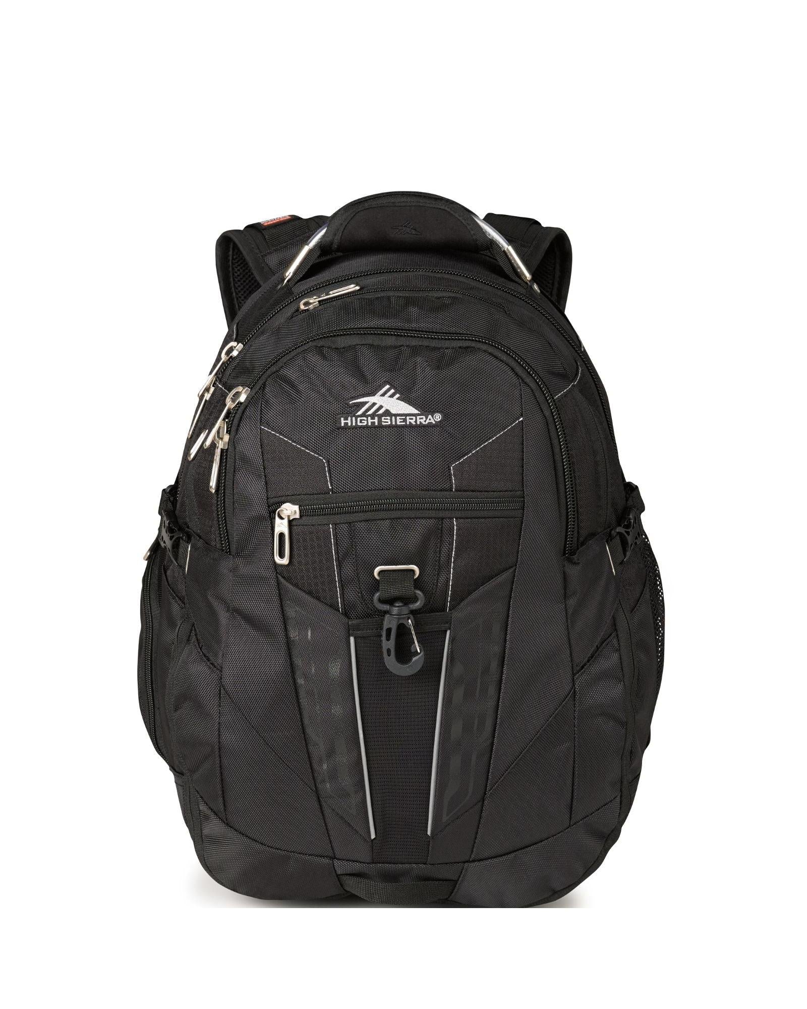 High Sierra XBT Laptop Backpack - 17-Inch - Black Front Image 2