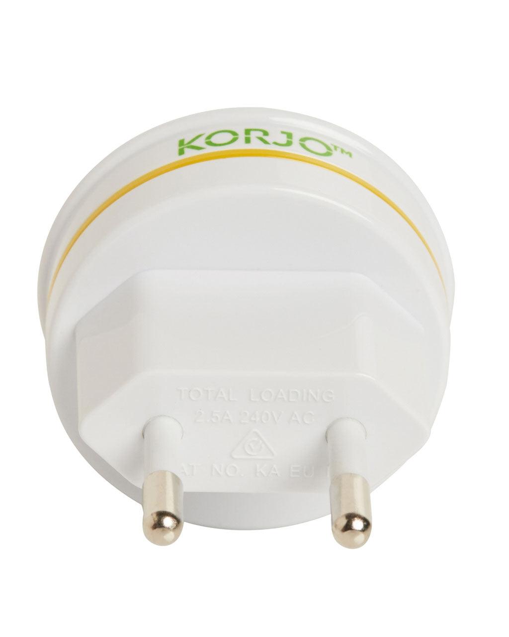 Korjo Travel Adaptor Plug - Aus to Italy / Switzerland Image 2
