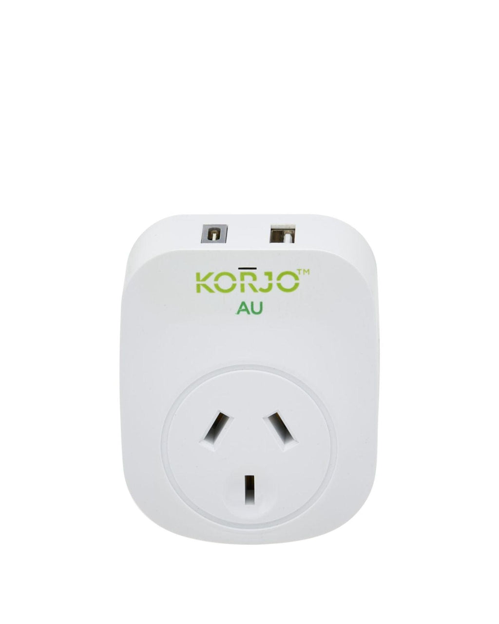 Korjo Inbound Travel Adaptor Plug with USB-C + USB-A - Aus / NZ Image 1