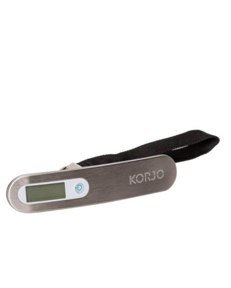 Korjo Digital Luggage Scale - 50kg - Brushed Chrome Image 3