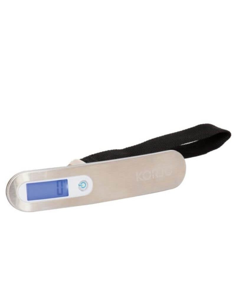 Korjo Digital Luggage Scale - 50kg - Brushed Chrome Image 4