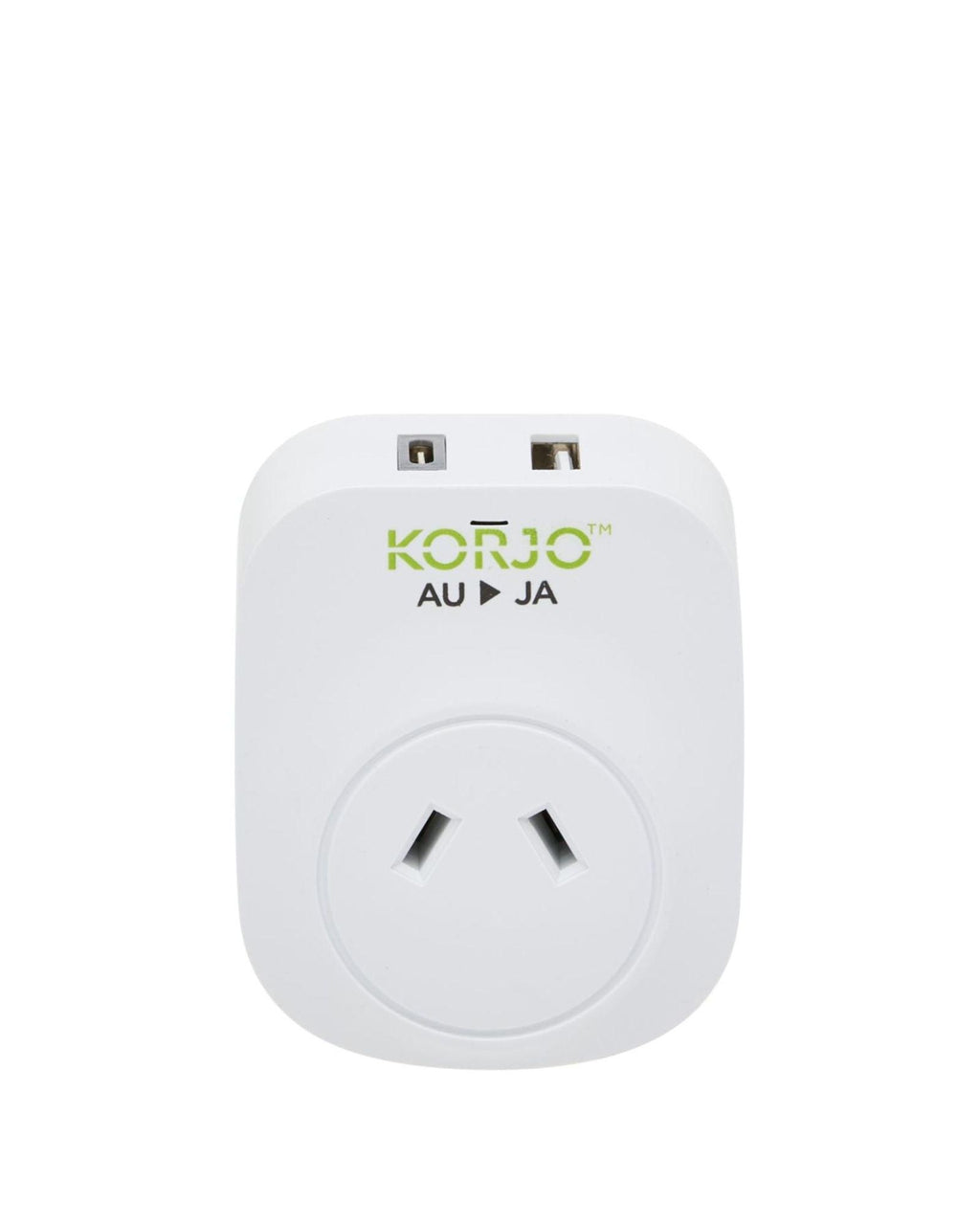 Korjo Travel Adaptor Plug with USB-C + USB-A - Aus to Japan Image 1