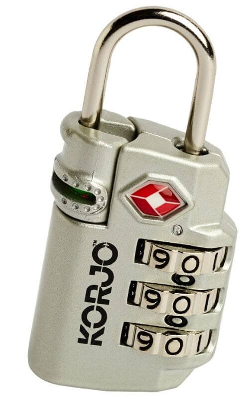 Korjo TSA Combination Lock with Indicator