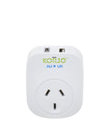 Korjo Travel Adaptor Plug with USB-C + USB-A - Aus to UK Image 1