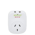 Korjo Travel Adaptor Plug with USB-C + USB-A - Aus to USA