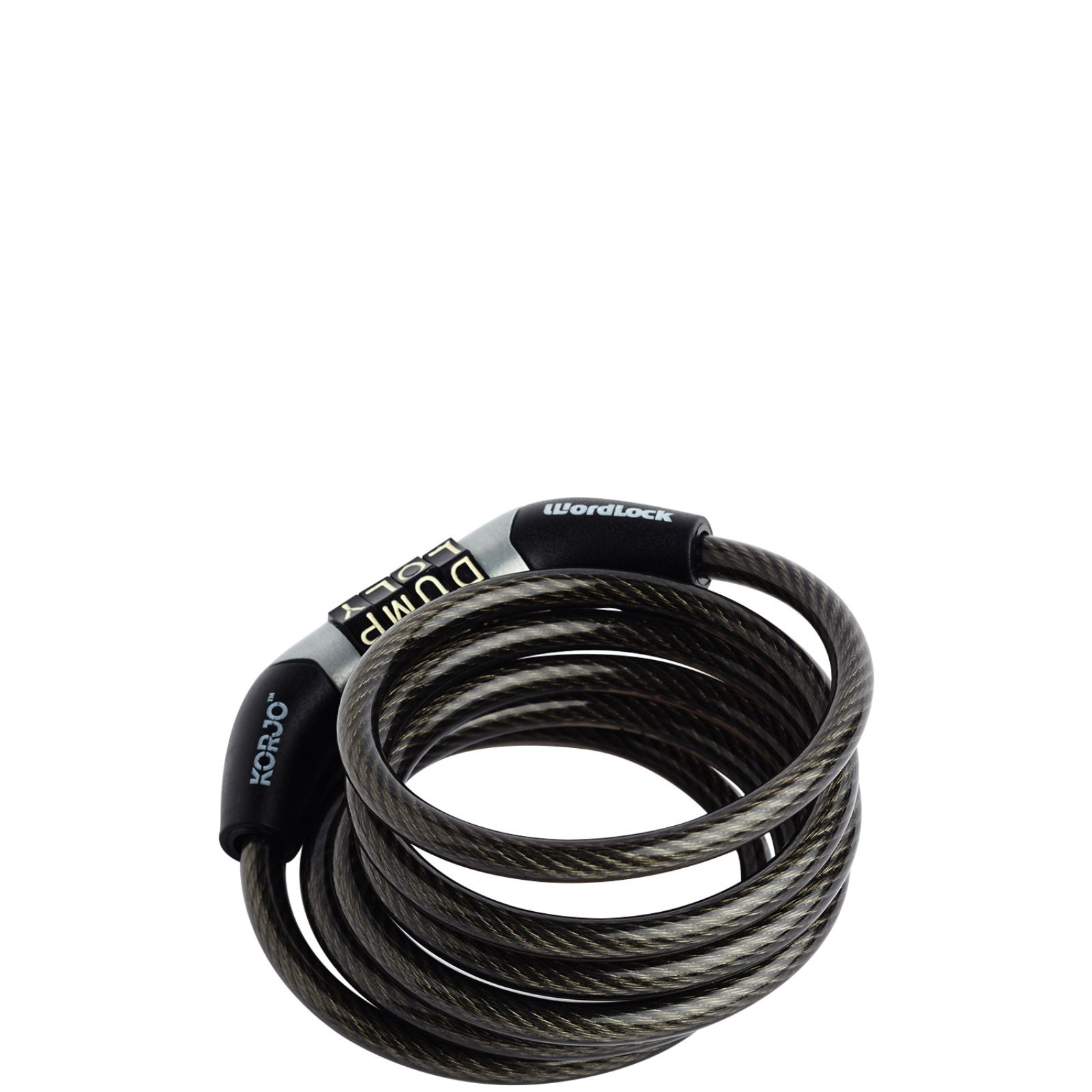 Korjo Wordlock Mini Cable Lock - Assorted Colours