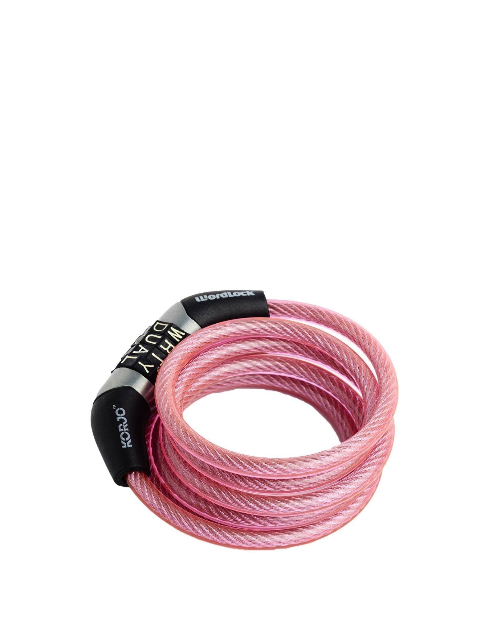 Korjo Wordlock Mini Cable Lock - Assorted Colours Image 4