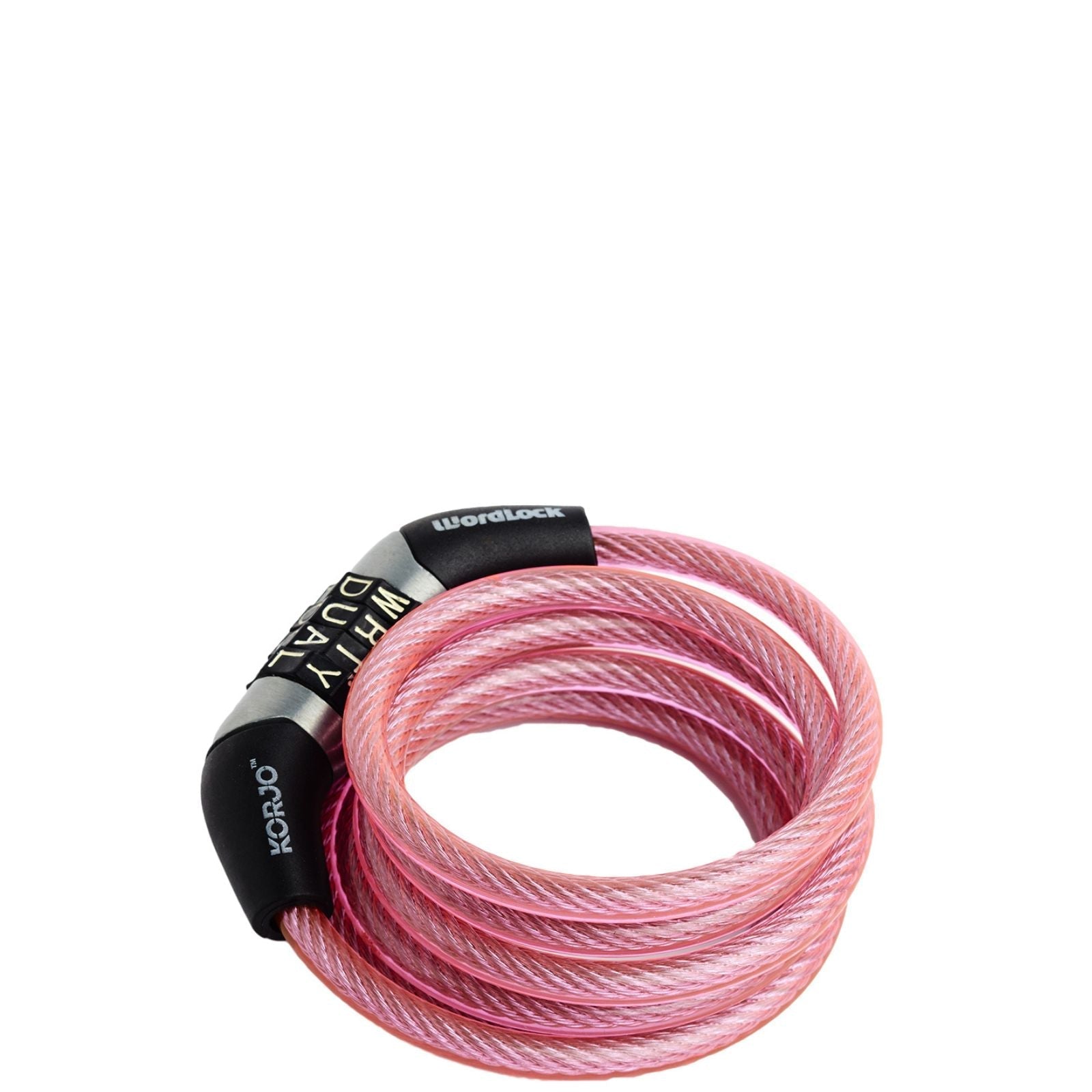 Korjo Wordlock Mini Cable Lock - Assorted Colours
