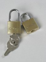 Korjo Brass Luggage Lock Set - 2-Pack