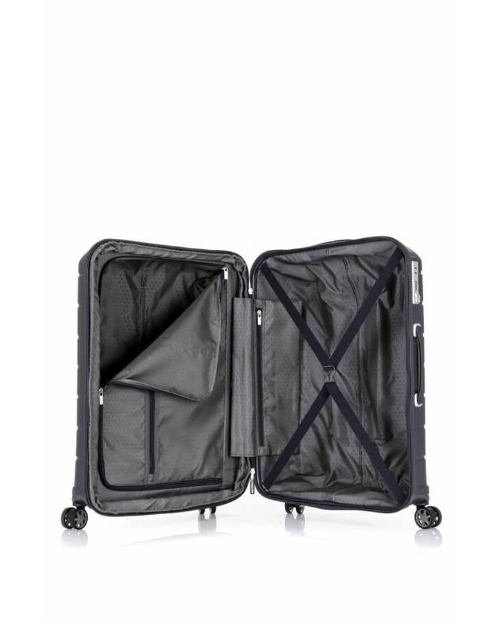 Samsonite Oc2lite Expandable Hardside Large Spinner Suitcase - 81cm - Black Interior Image 5