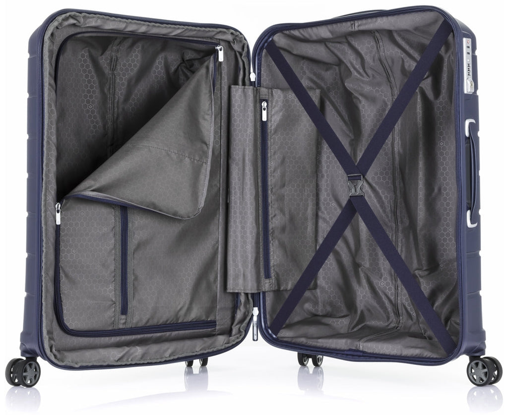 Samsonite Oc2lite Expandable Hardside Large Spinner Suitcase - 81cm - Navy Blue