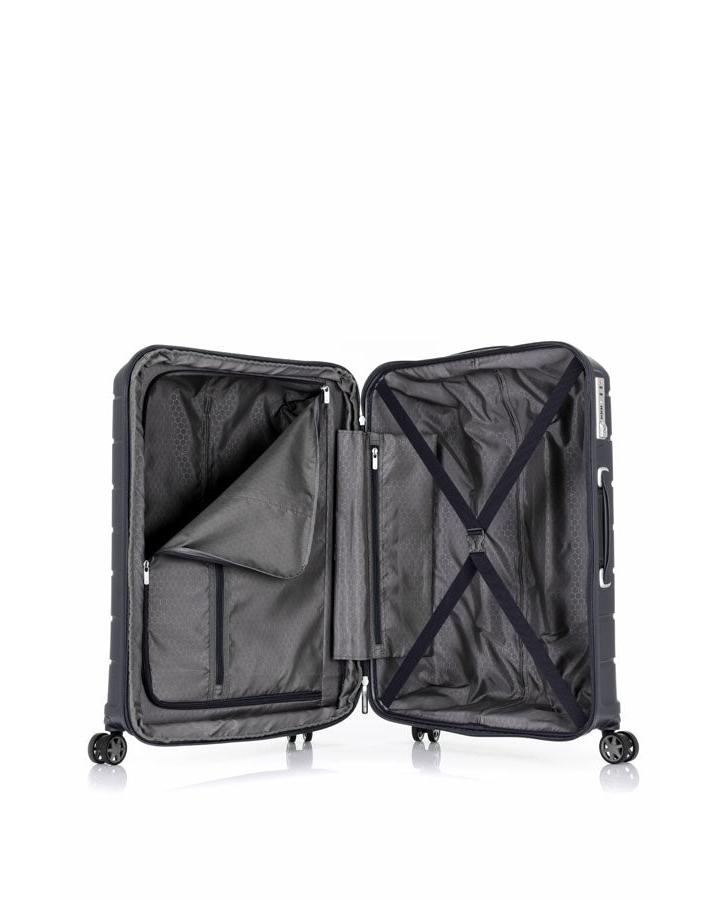 Samsonite Oc2lite Expandable Hardside Medium Spinner Suitcase - 75cm - Black Interior Image 10