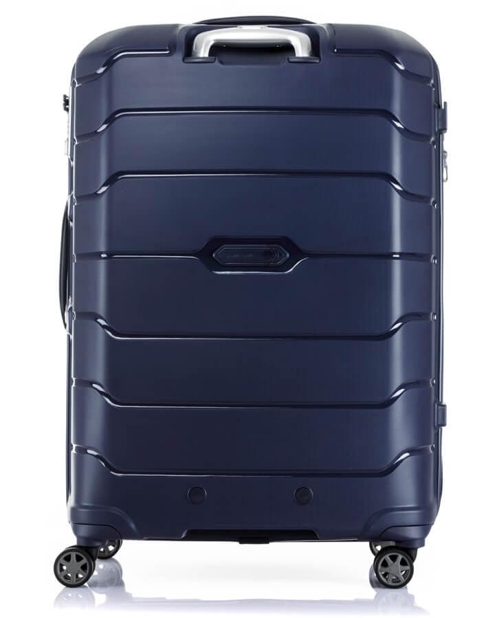 Samsonite Oc2lite Expandable Hardside Medium Spinner Suitcase - 75cm - Navy Blue Back Image 2
