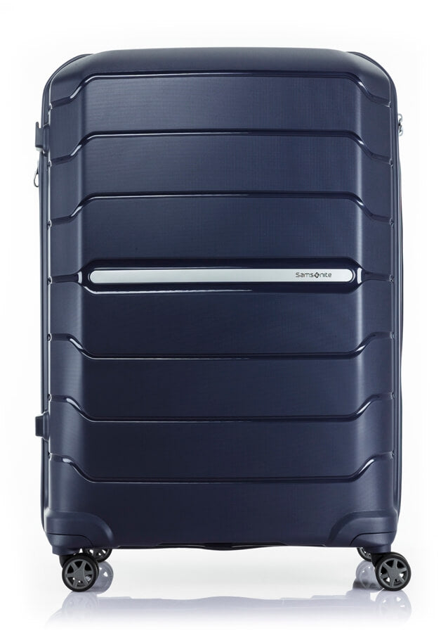 Samsonite Oc2lite Expandable Hardside Medium Spinner Suitcase - 75cm - Navy Blue