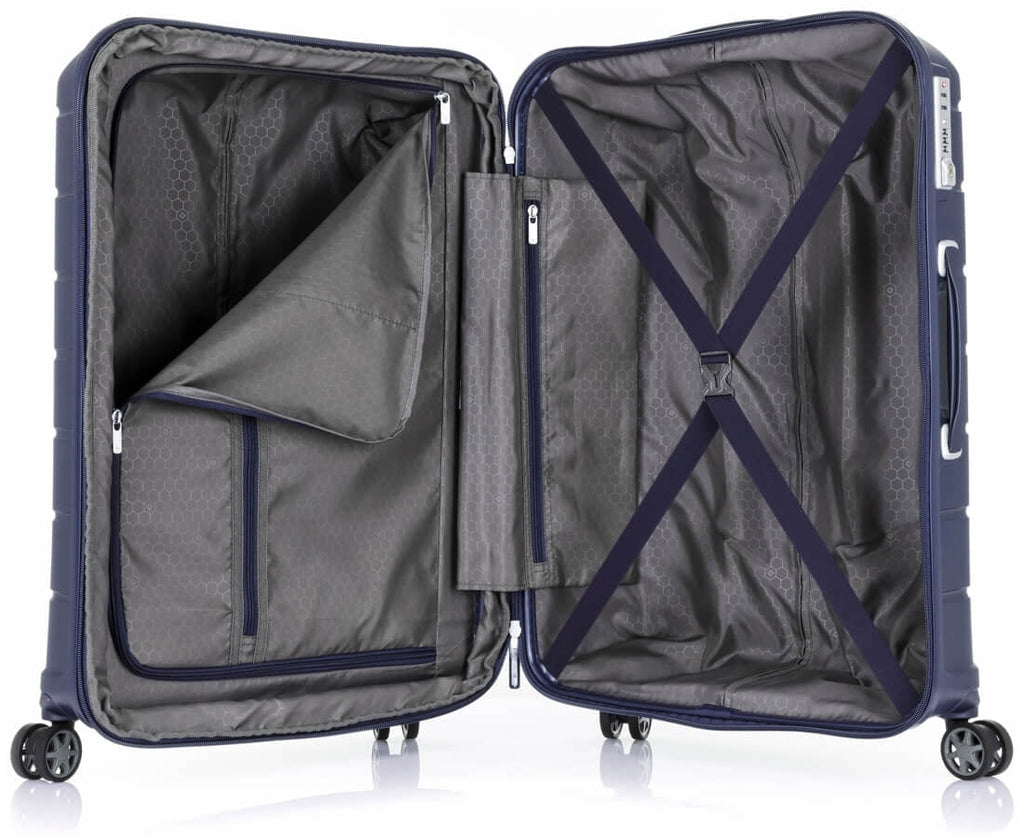 Samsonite Oc2lite Expandable Hardside Medium Spinner Suitcase - 75cm - Navy Blue