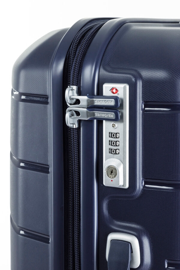 Samsonite Oc2lite Expandable Hardside Medium Spinner Suitcase - 75cm - Navy Blue