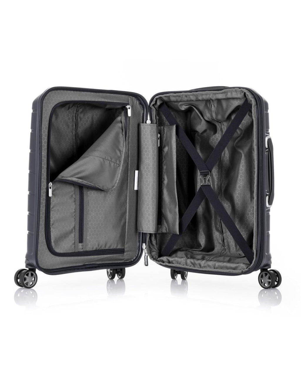 Samsonite Oc2lite Expandable Hardside 3-Piece Spinner Luggage Set - Black Interior Image 3