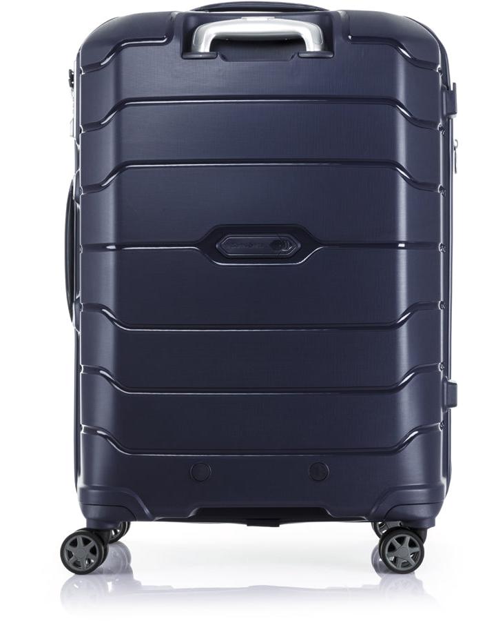 Samsonite Oc2lite Expandable Hardside Medium Spinner Suitcase - 68cm - Navy Blue Back Image 5