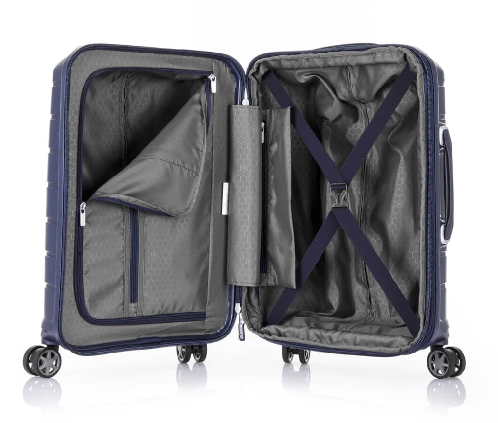 Samsonite Oc2lite Expandable Hardside Medium Spinner Suitcase - 68cm - Navy Blue