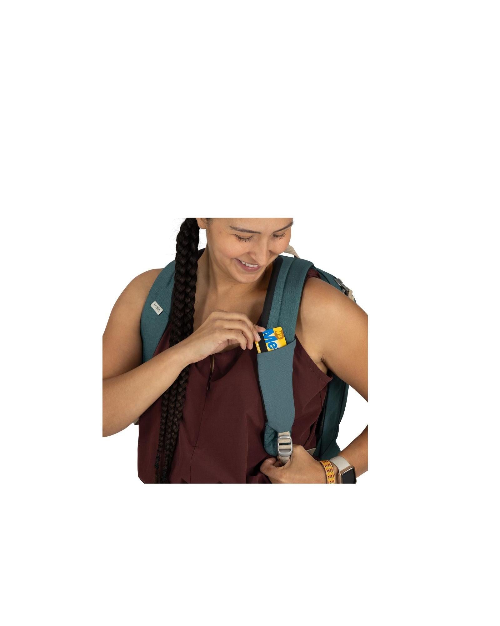 Ospey Arcane Daypack BackPack Small 12L Black Back Image 5