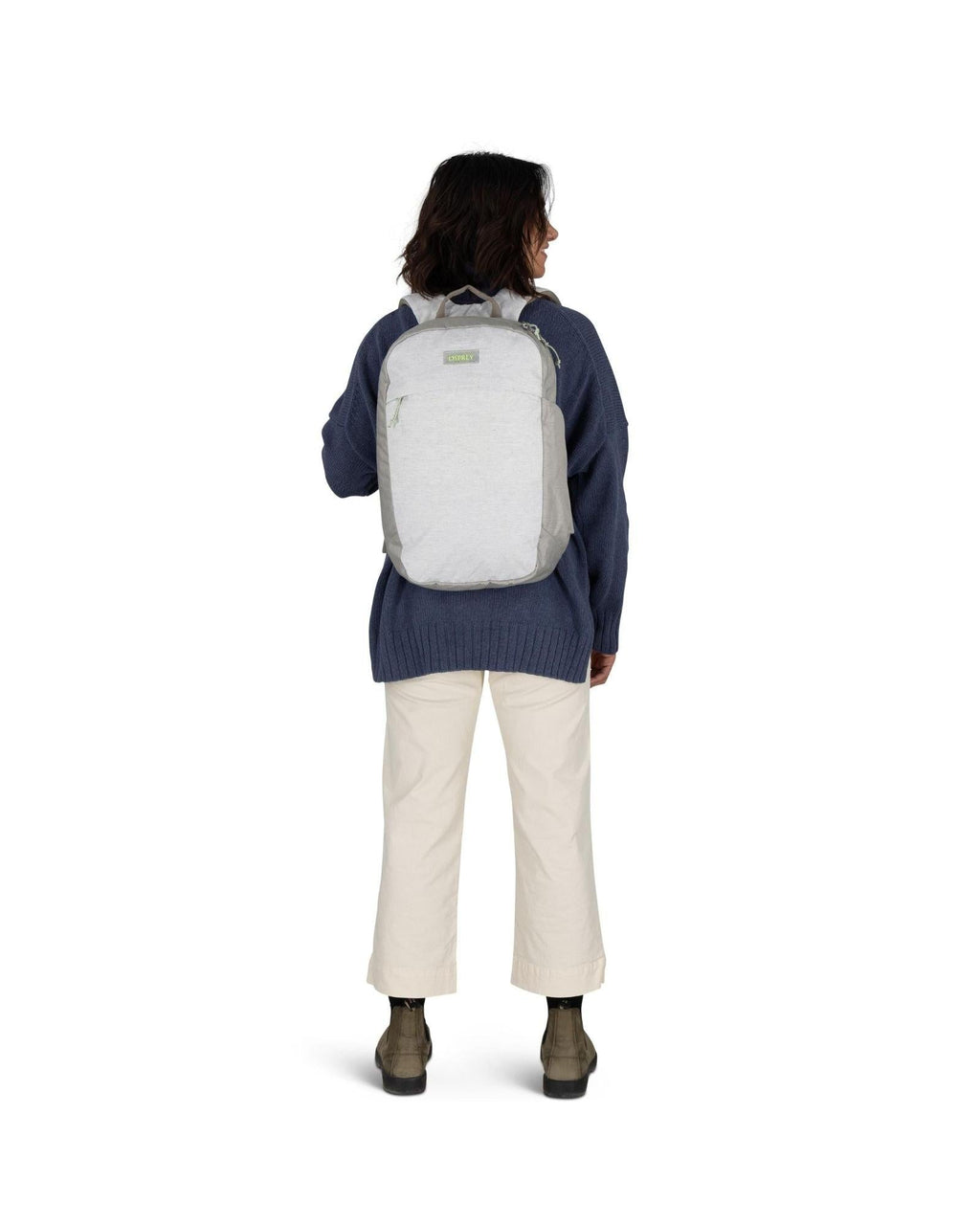 Osprey Arcane Earth Large Daypack Backpack 22L Grey Back Image 5